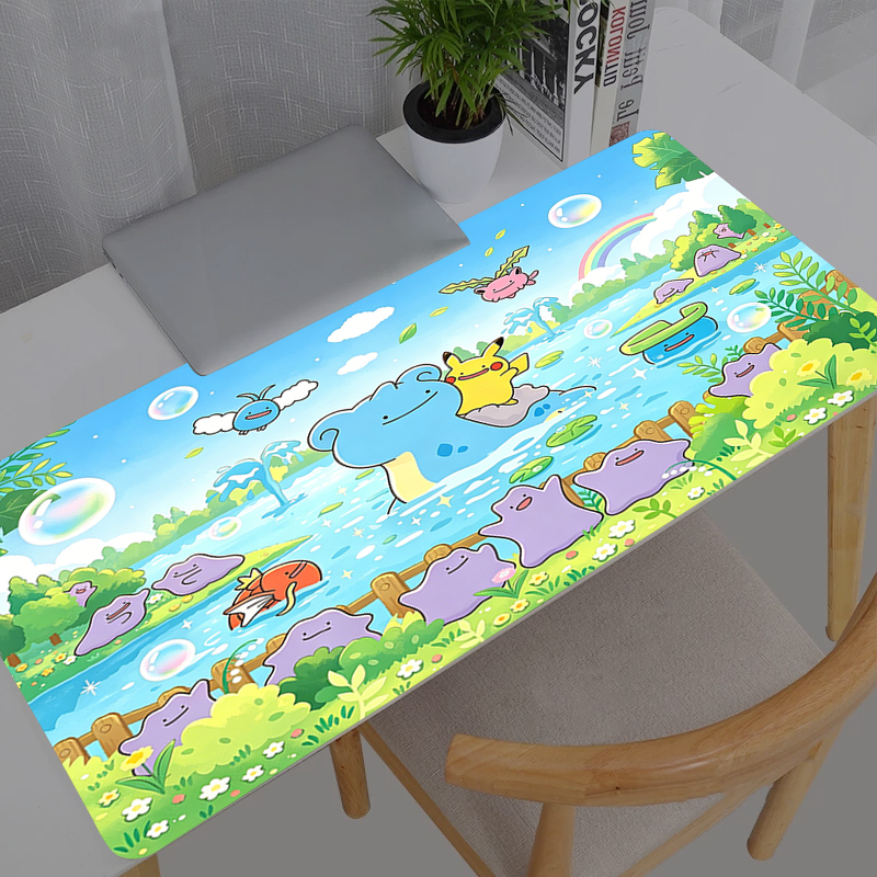 Gaming Accessories For Your Desk - Mouse Pad Pokemon Pikachu Anime Durable
