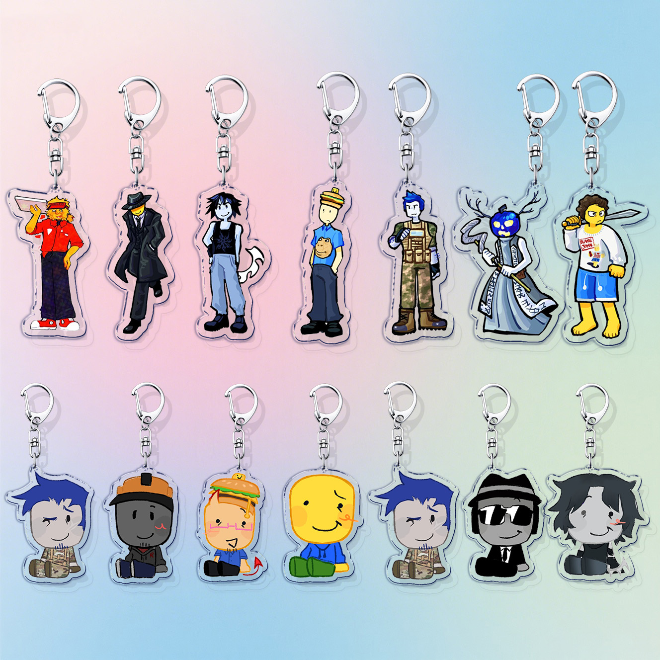Gaming Accessories Bag - Game Forsaken Two Time Chance Keychain