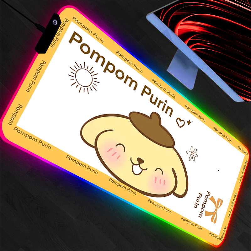 Gaming Accessories Led - LED Mouse Pad Pompompurin Anime Gaming