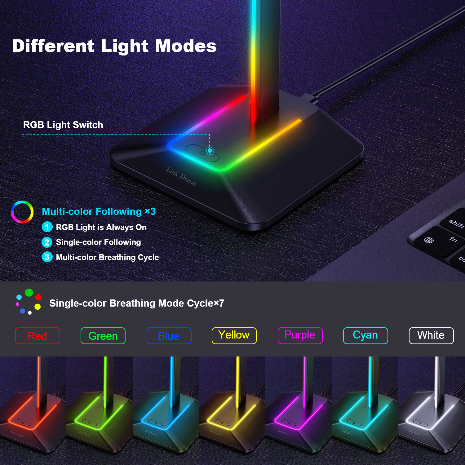 New Bee Z8 RGB Headphones Stan - Gaming Equipment Accessories recension och pris