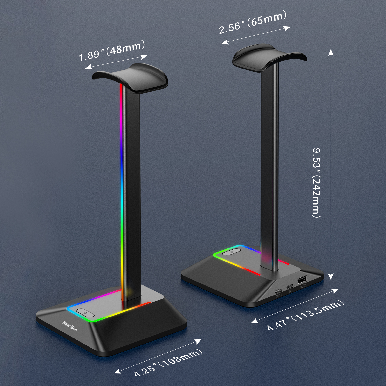 New Bee Z8 RGB Headphones Stan - Gaming Equipment Accessories recension och pris