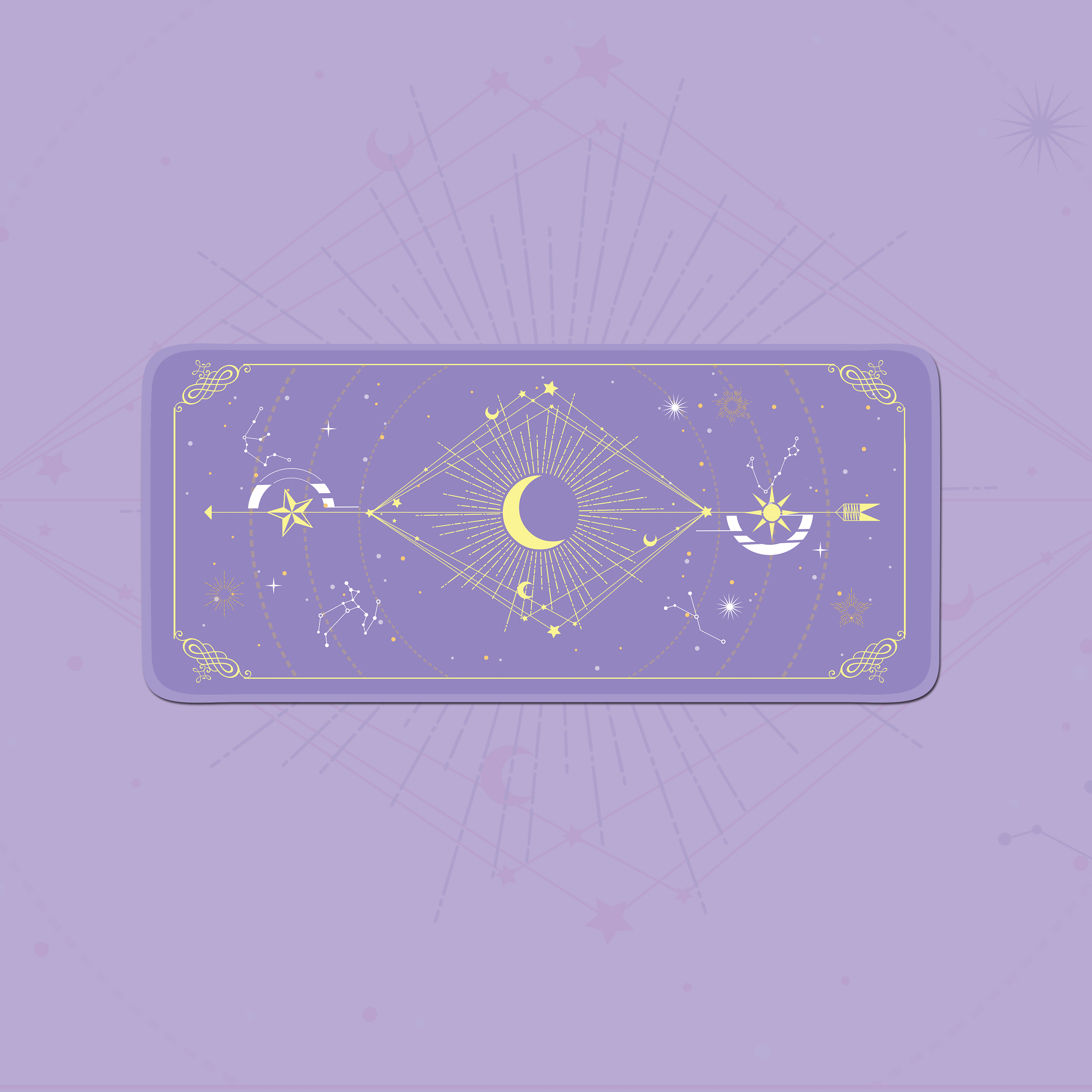 Magic Moon Star Purple  Extra  - Gaming Accessories For Gaming Laptop recension och pris
