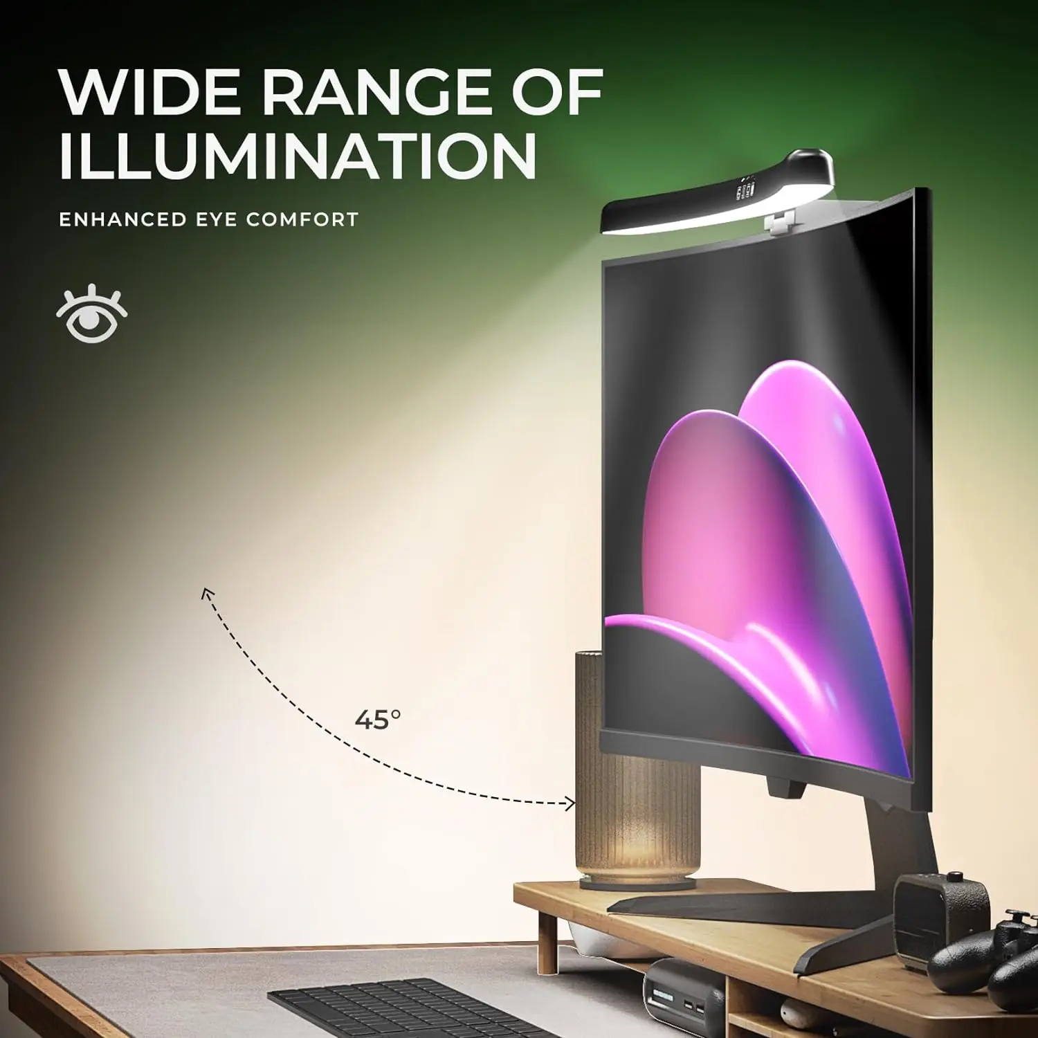 Monitor Light Bar Curved with  - Gaming Accessories Led recension och pris