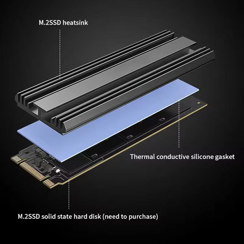 M.2 SSD Heatsink M2 NVME 2280  - M2 Heatsink Cooler recension och pris