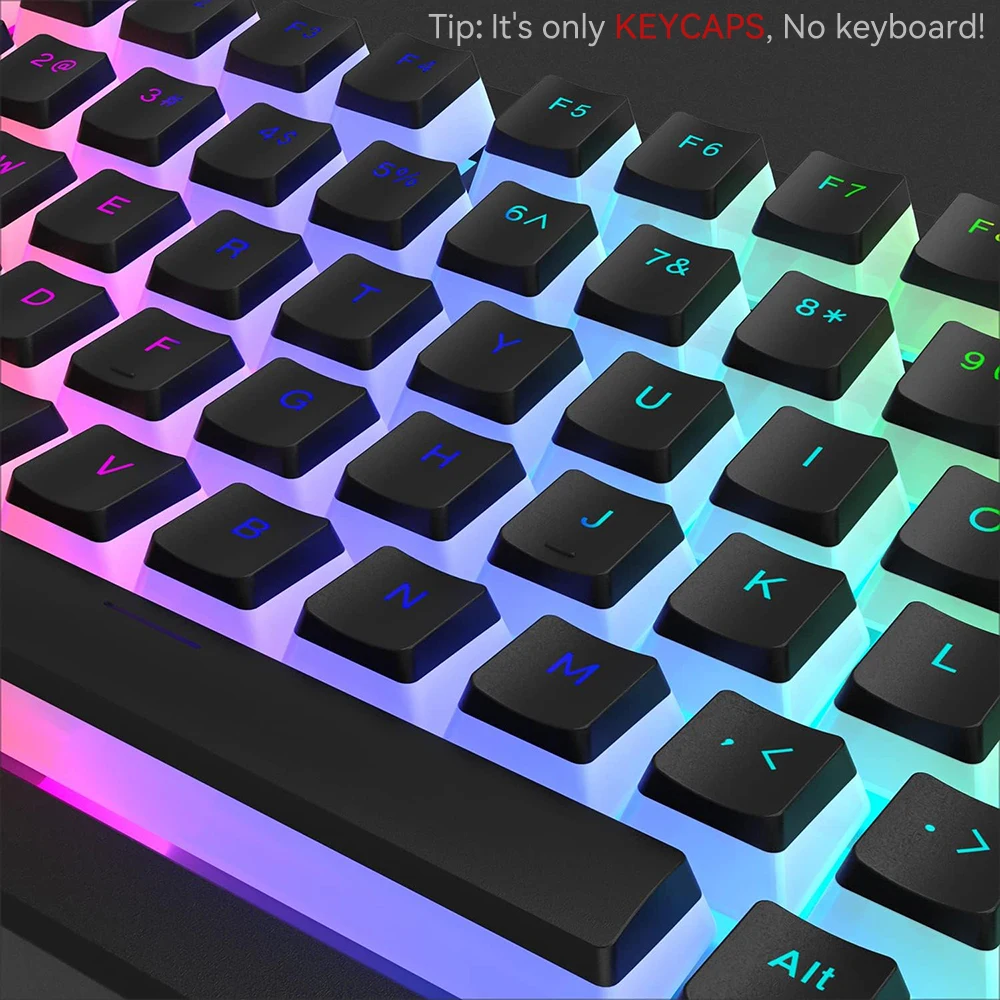 New Pudding PBT Keycaps 129 Ke - Gaming Accessories Razer recension och pris