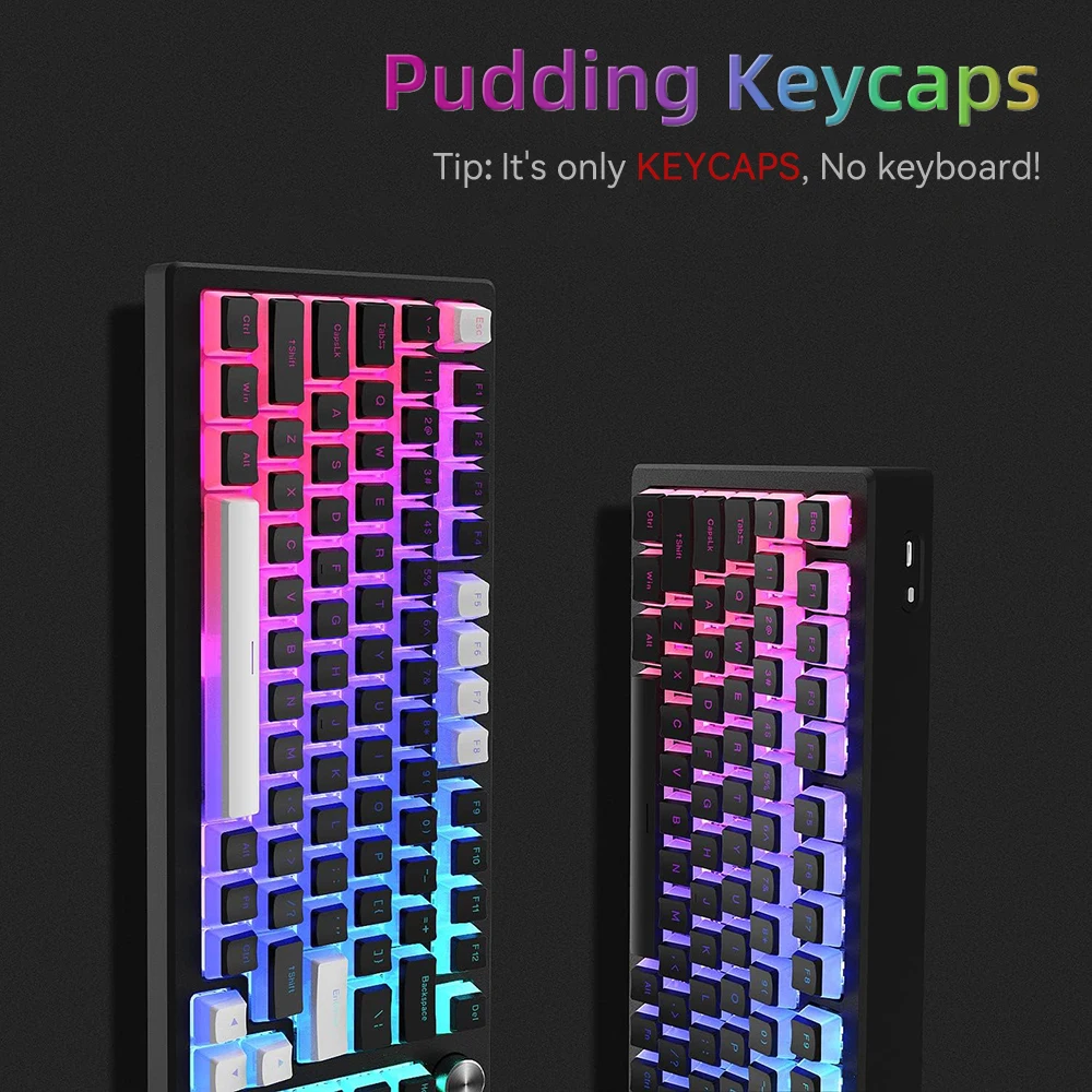 New Pudding PBT Keycaps 129 Ke - Gaming Accessories Razer recension och pris