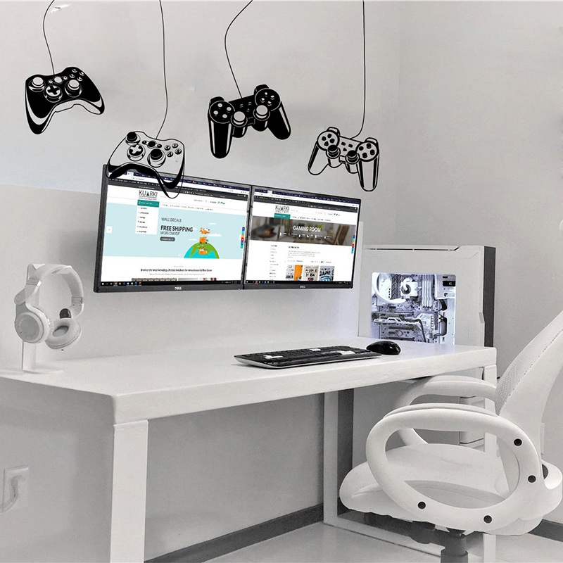 4Pcs Game Controller Wall Stic - Gaming Accessories Wallpaper recension och pris