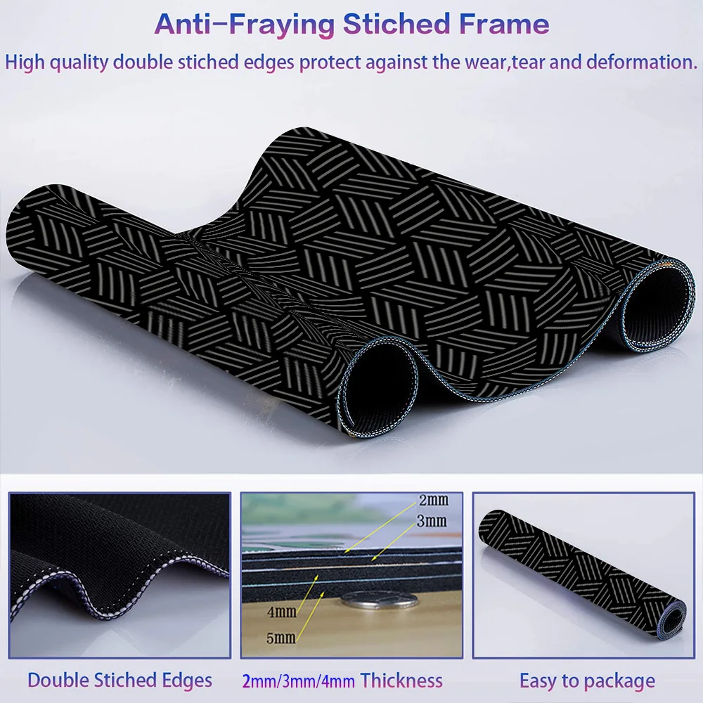 Laptop Black Mouse Pad Simple  - Gaming Accessories For Your Desk recension och pris
