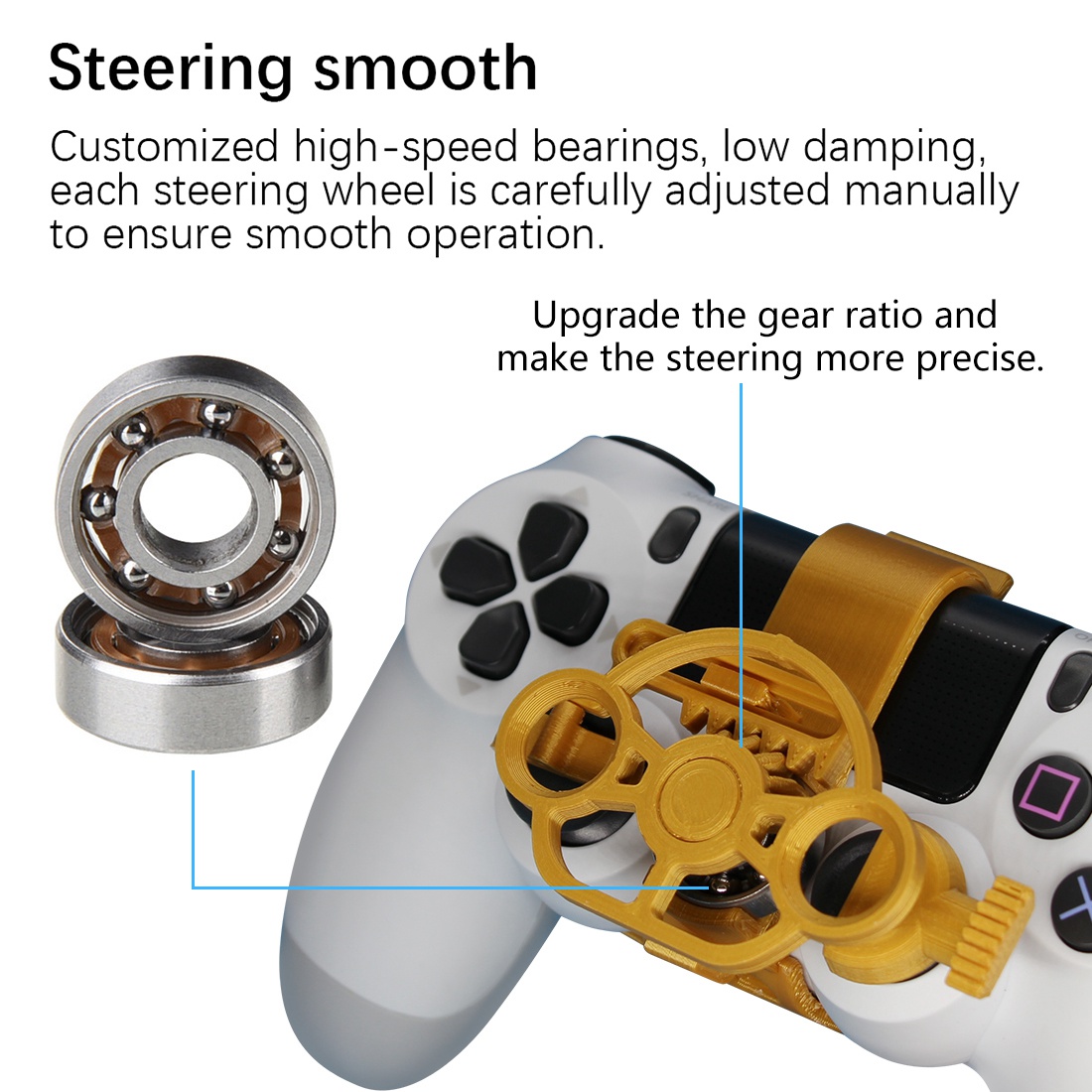 Gaming Racing Wheel Mini Steer - Gaming Accessories To 3D Print recension och pris