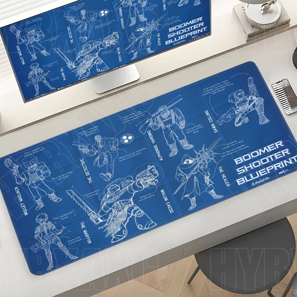 Black Large Mouse Pad Engineer - Gaming Accessories Drawing recension och pris