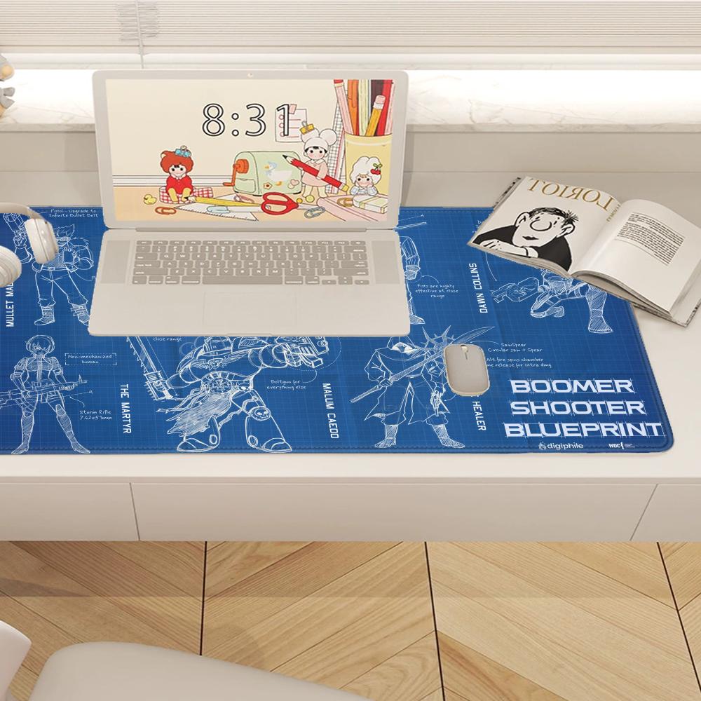 Black Large Mouse Pad Engineer - Gaming Accessories Drawing recension och pris
