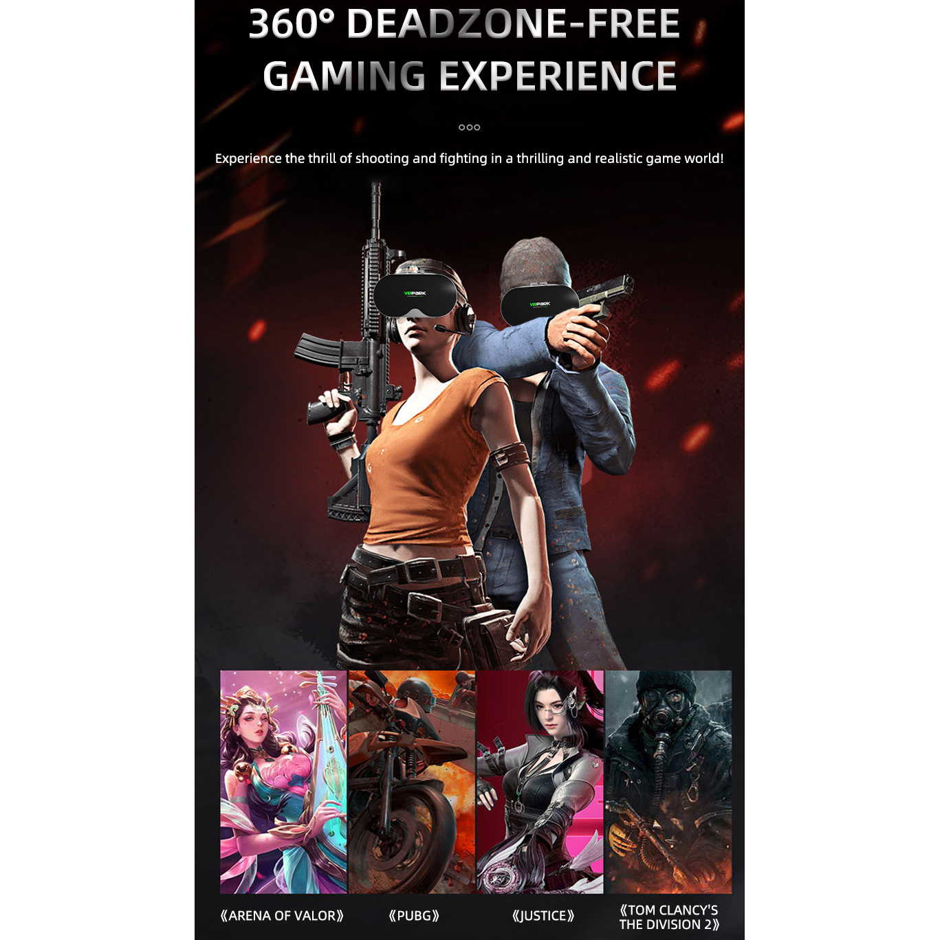 Virtual Reality 3D VR Glasses  - Gaming Accessories For 8 Year Old recension och pris