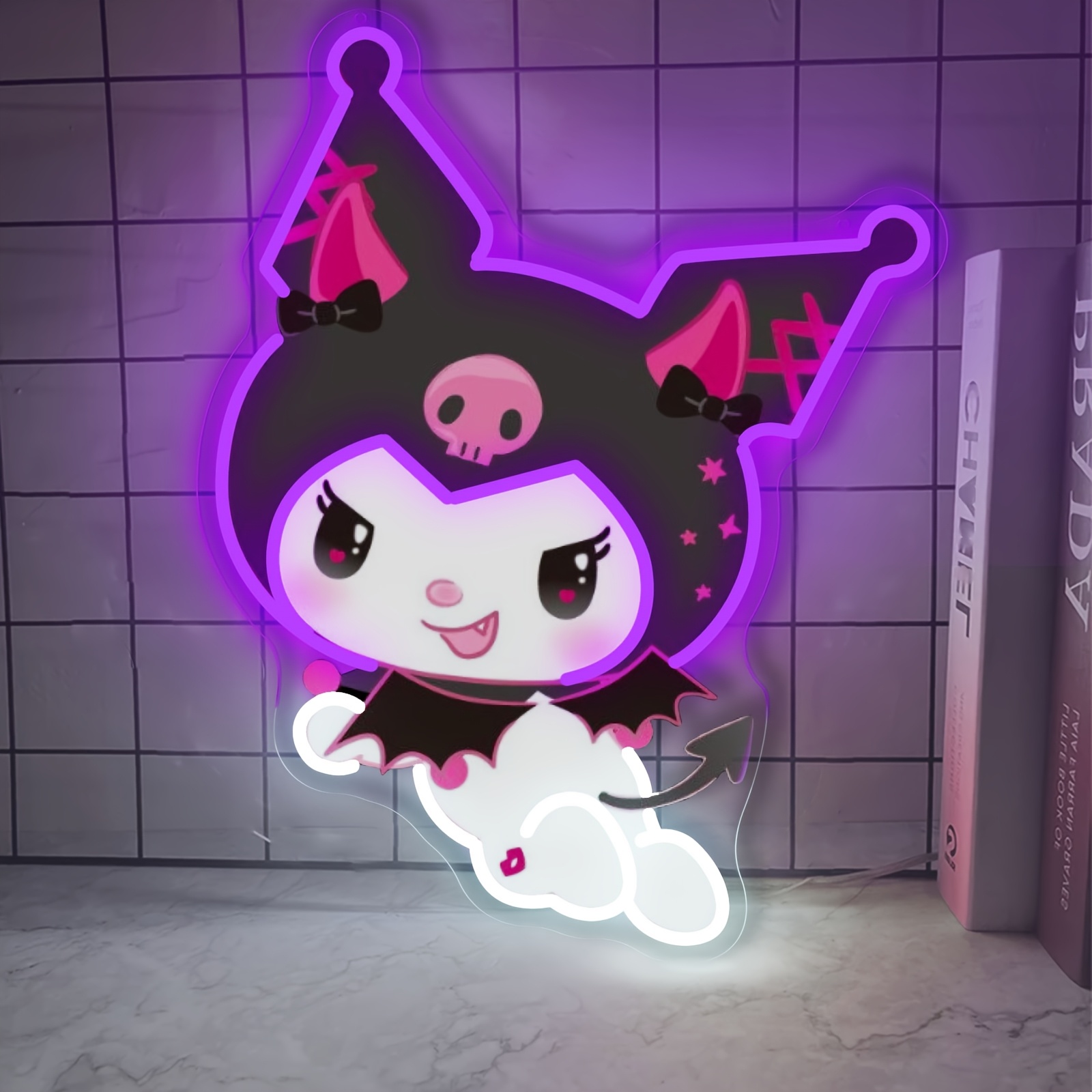 Kuromi LED Neon Sign Purple Gl - Gaming Accessories Led recension och pris