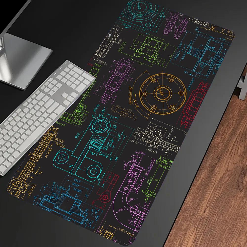 Mechanical Drawing Mouse Pad G - Gaming Accessories Drawing recension och pris