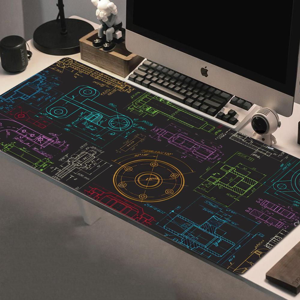 Mechanical Drawing Mouse Pad G - Gaming Accessories Drawing recension och pris