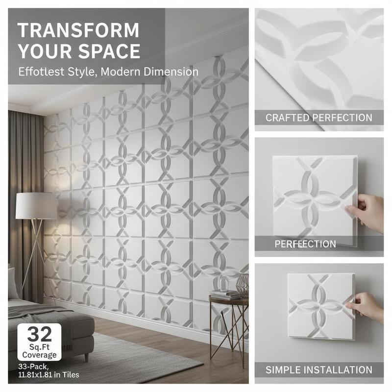 Mattet White Three-Dimensional - Gaming Accessories Room recension och pris