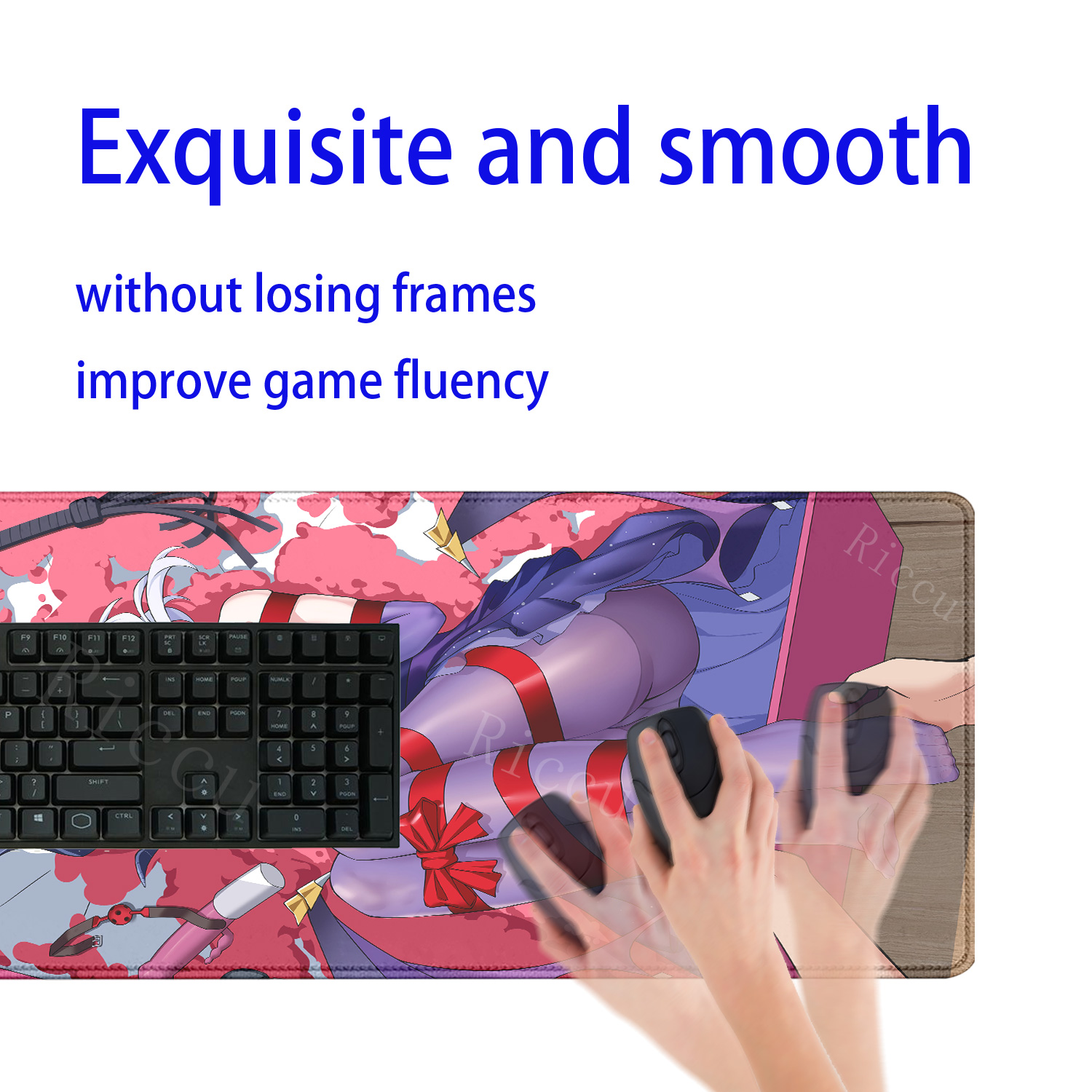 HD B-Blue Archive PC E-Sports  - Gaming Accessories For Your Desk recension och pris