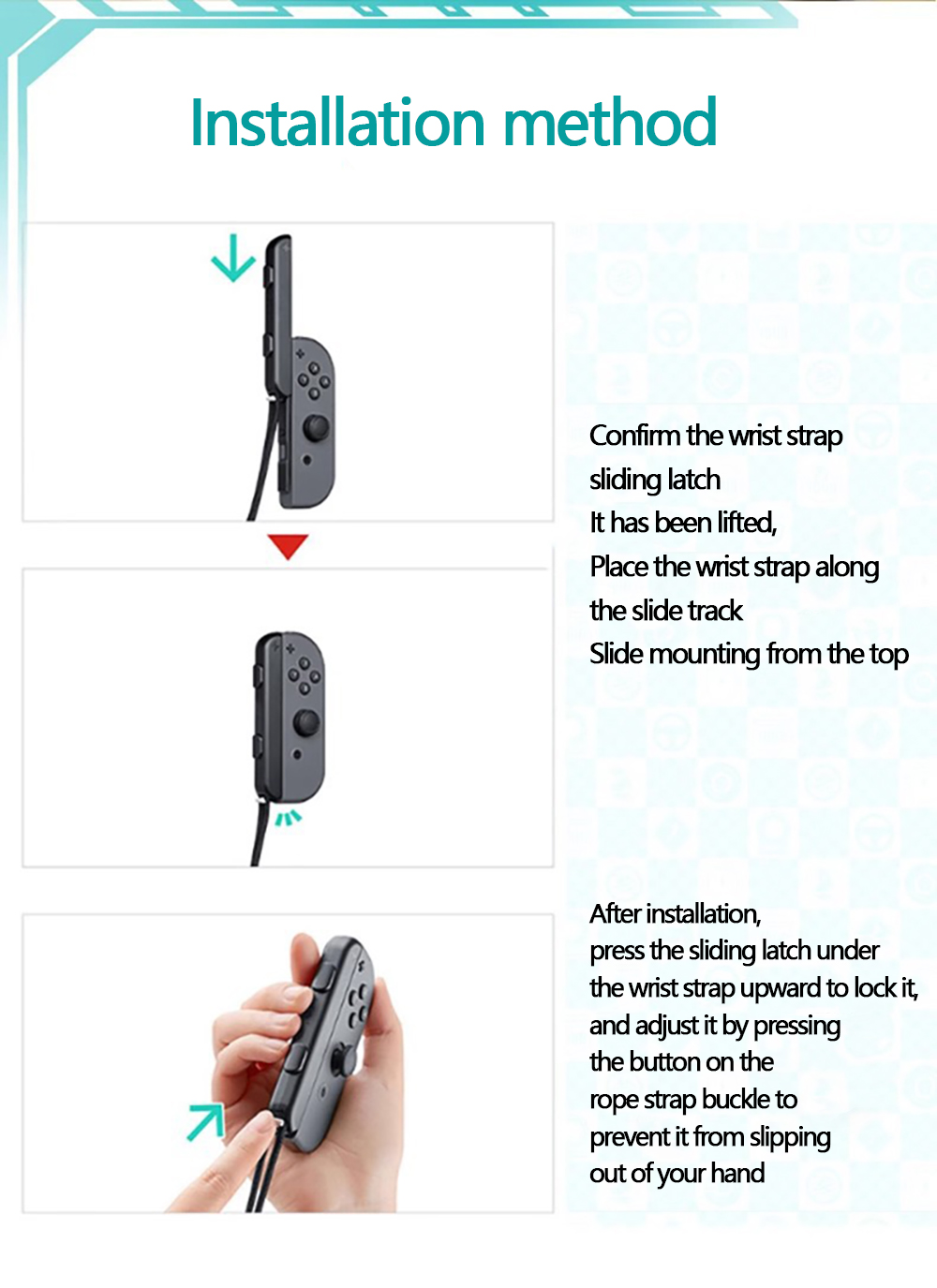 1 Pair Wrist Straps For Ninten - Japanese Gaming Accessories recension och pris