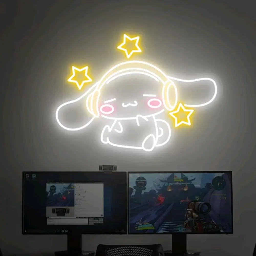 Cinnamoroll Headphones Neon Si - Gaming Accessories Led recension och pris