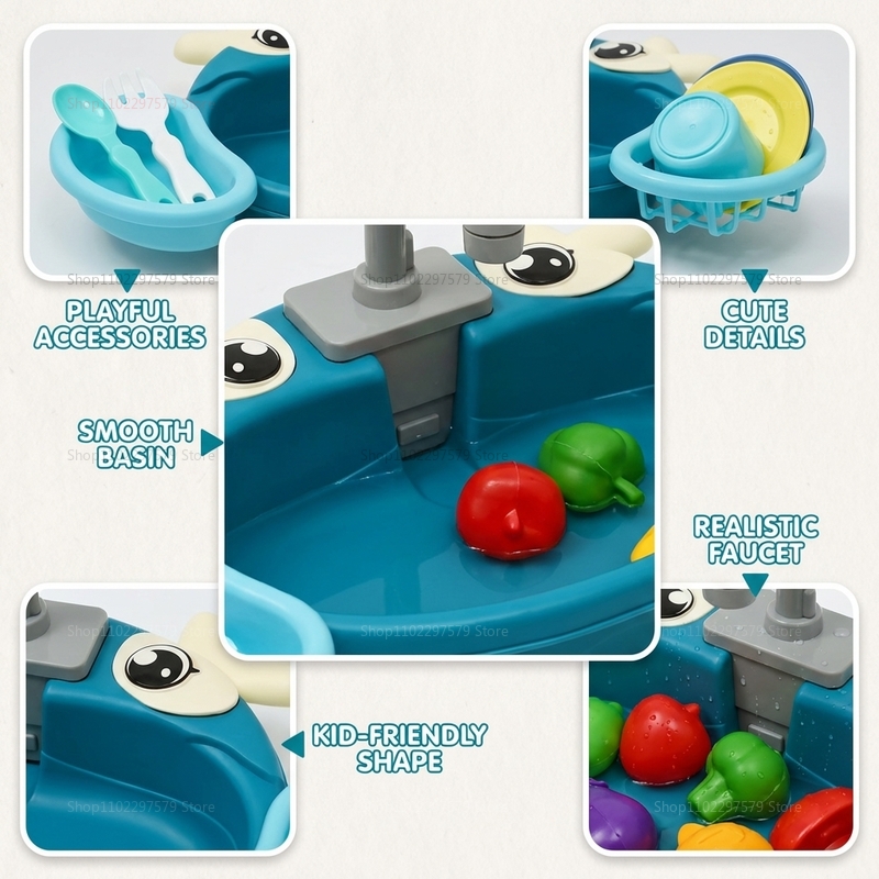 Children Play Kitchen Set with - Gaming Accessories For 8 Year Old recension och pris
