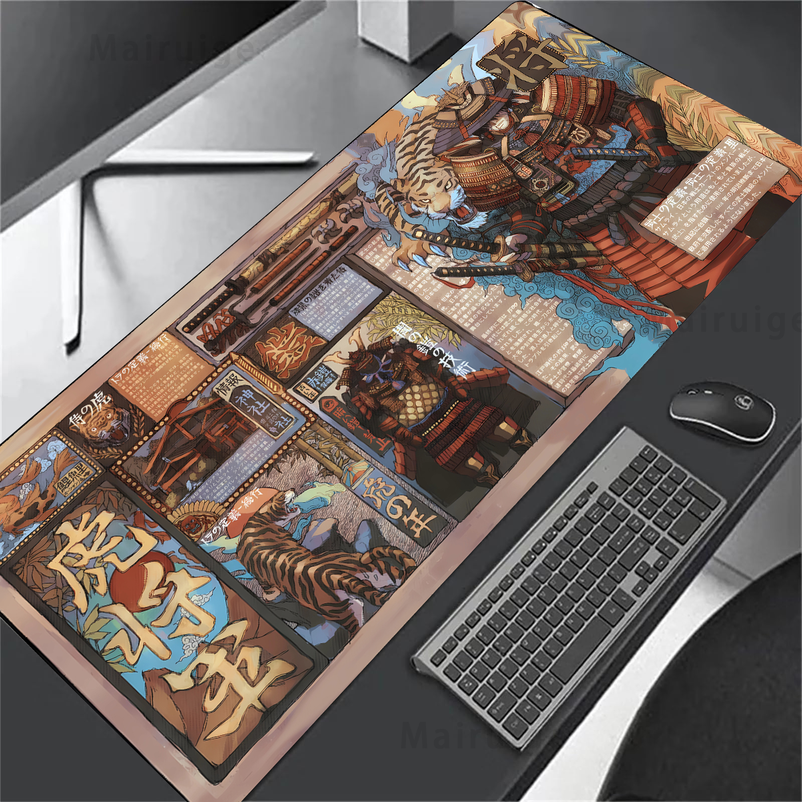 Large Mouse Pad Japanese Stree - Gaming Accessories Pc Setup recension och pris