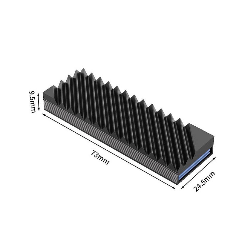 2280 M2 SSD Heatsink Aluminum  - M2 Heatsink Cooler recension och pris
