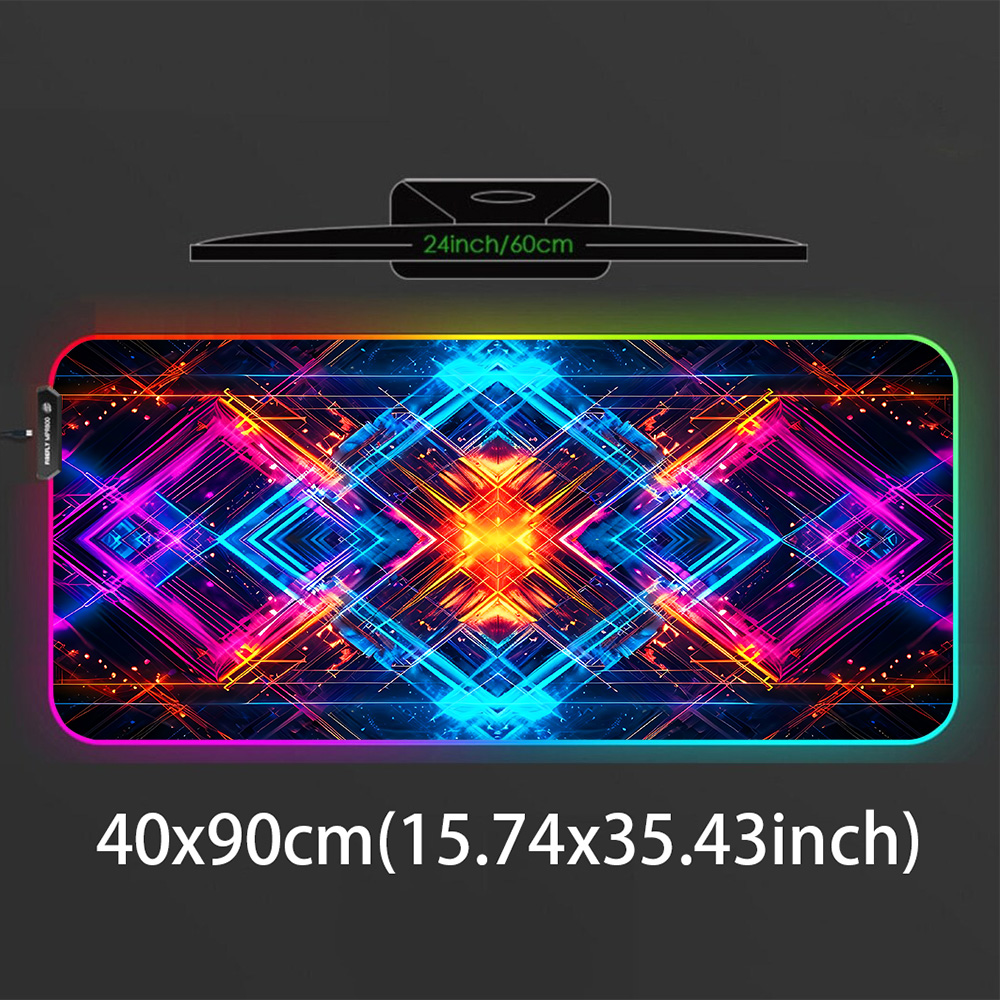 Neon Geometric Energy Matrix X - Gaming Accessories Pc Setup recension och pris