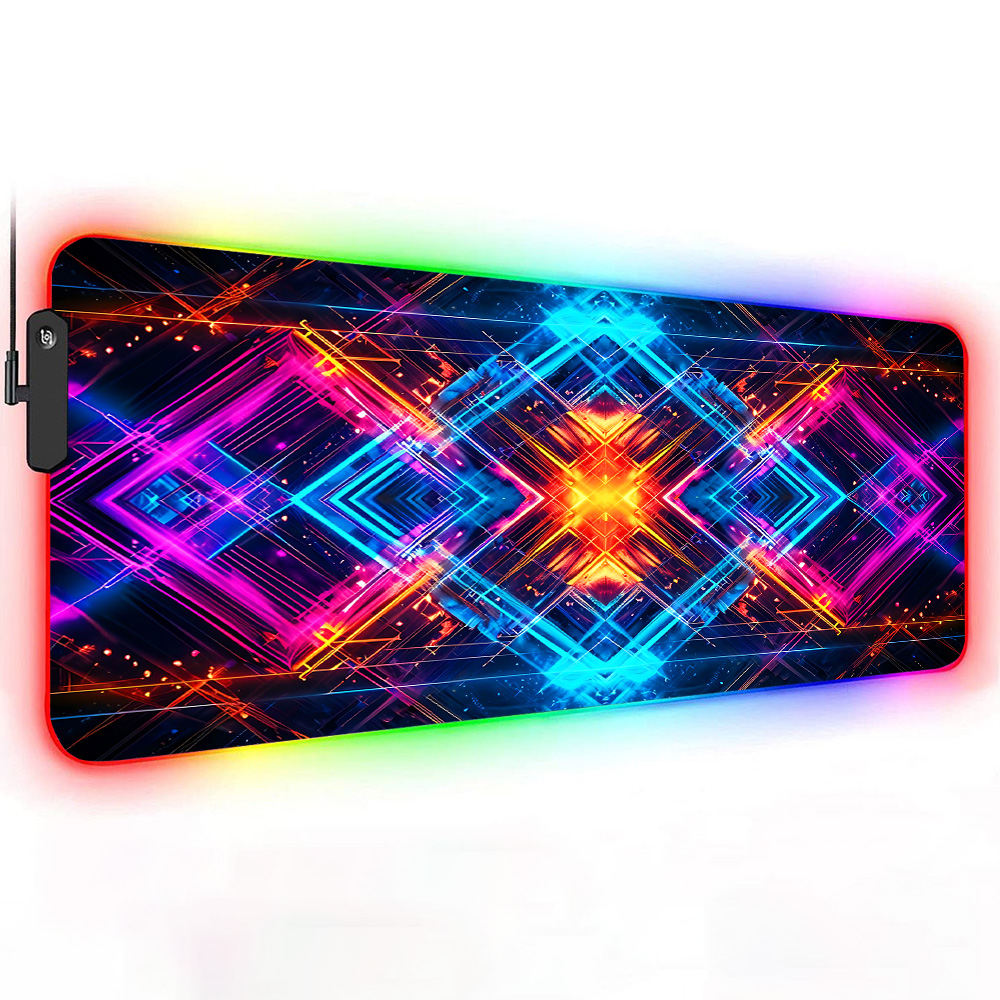 Neon Geometric Energy Matrix X - Gaming Accessories Pc Setup recension och pris