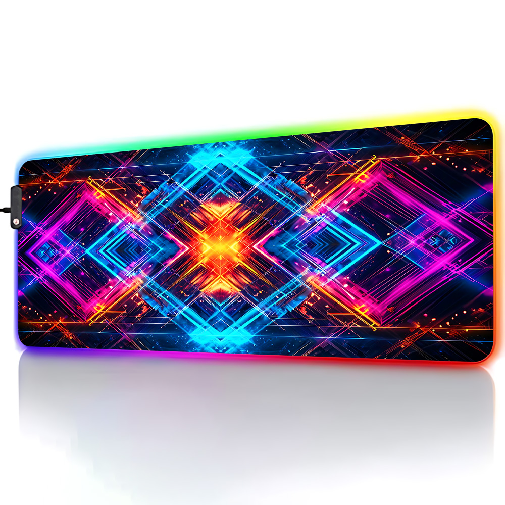 Neon Geometric Energy Matrix X - Gaming Accessories Pc Setup recension och pris