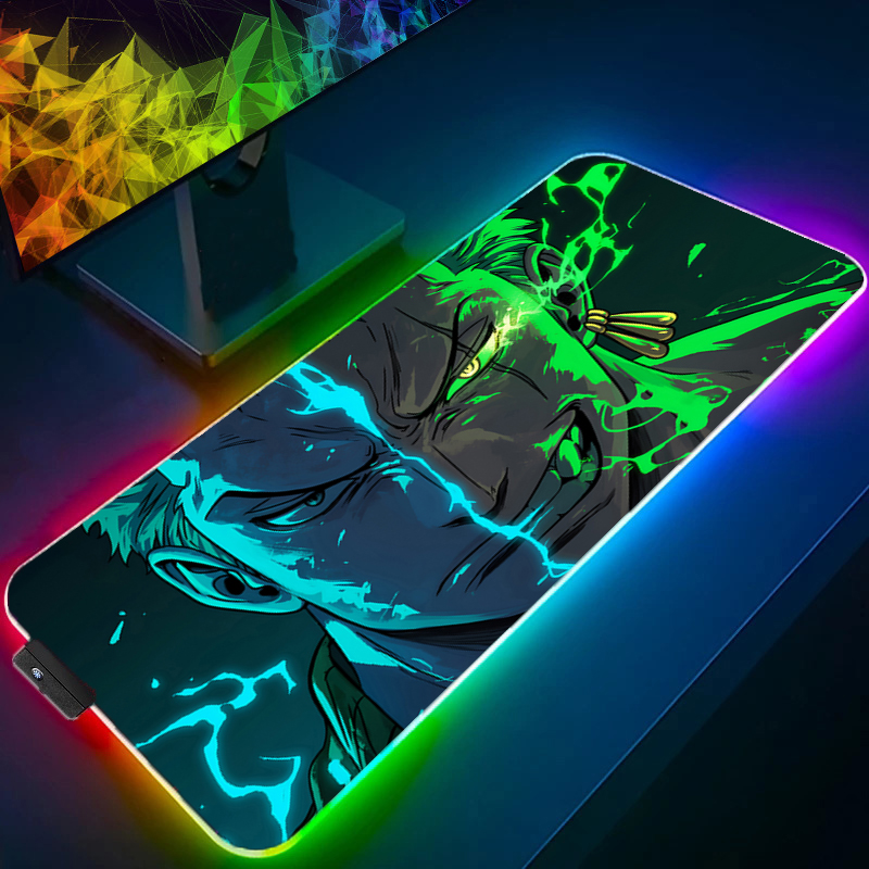 ONE PIECE Zoro Mouse Pad RGB G - Gaming Accessories Led recension och pris