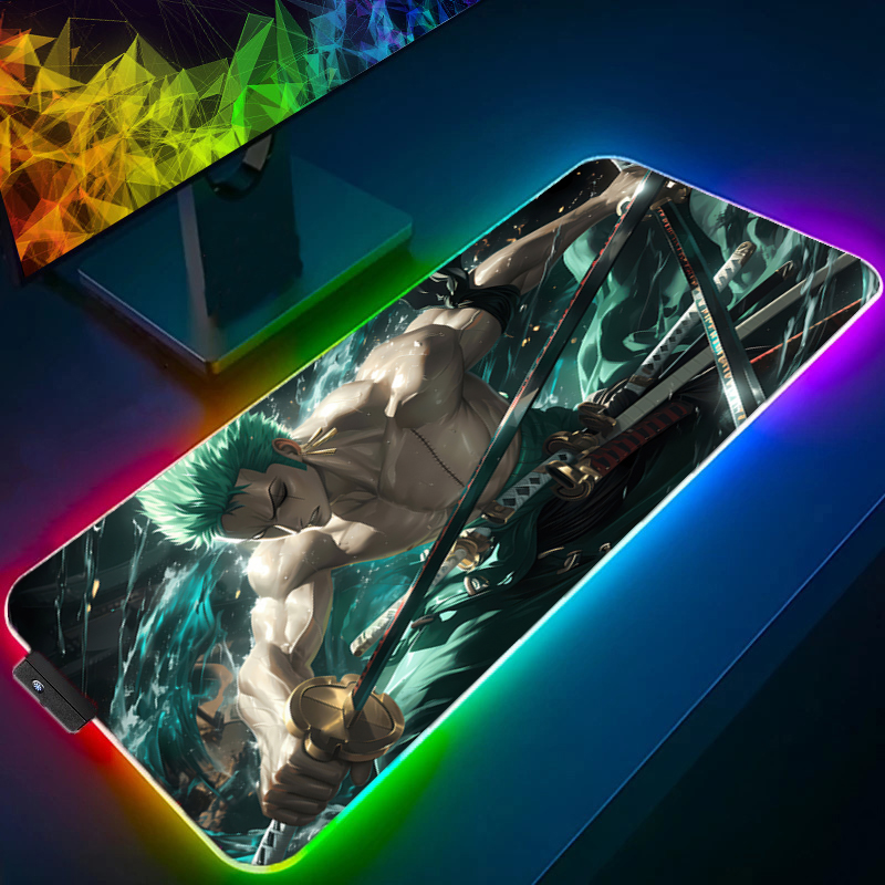 ONE PIECE Zoro Mouse Pad RGB G - Gaming Accessories Led recension och pris