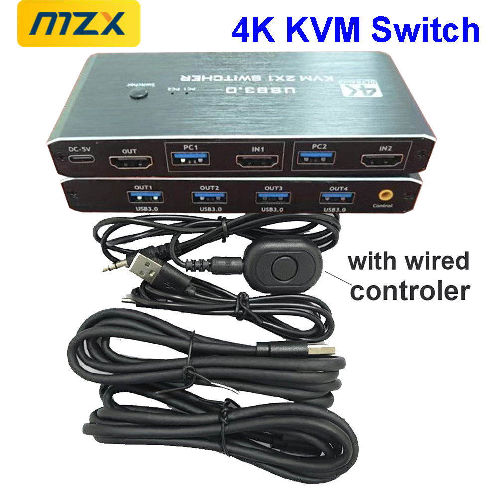 KVM Switch 4K 60Hz Switcher US - Gaming Equipment Accessories recension och pris