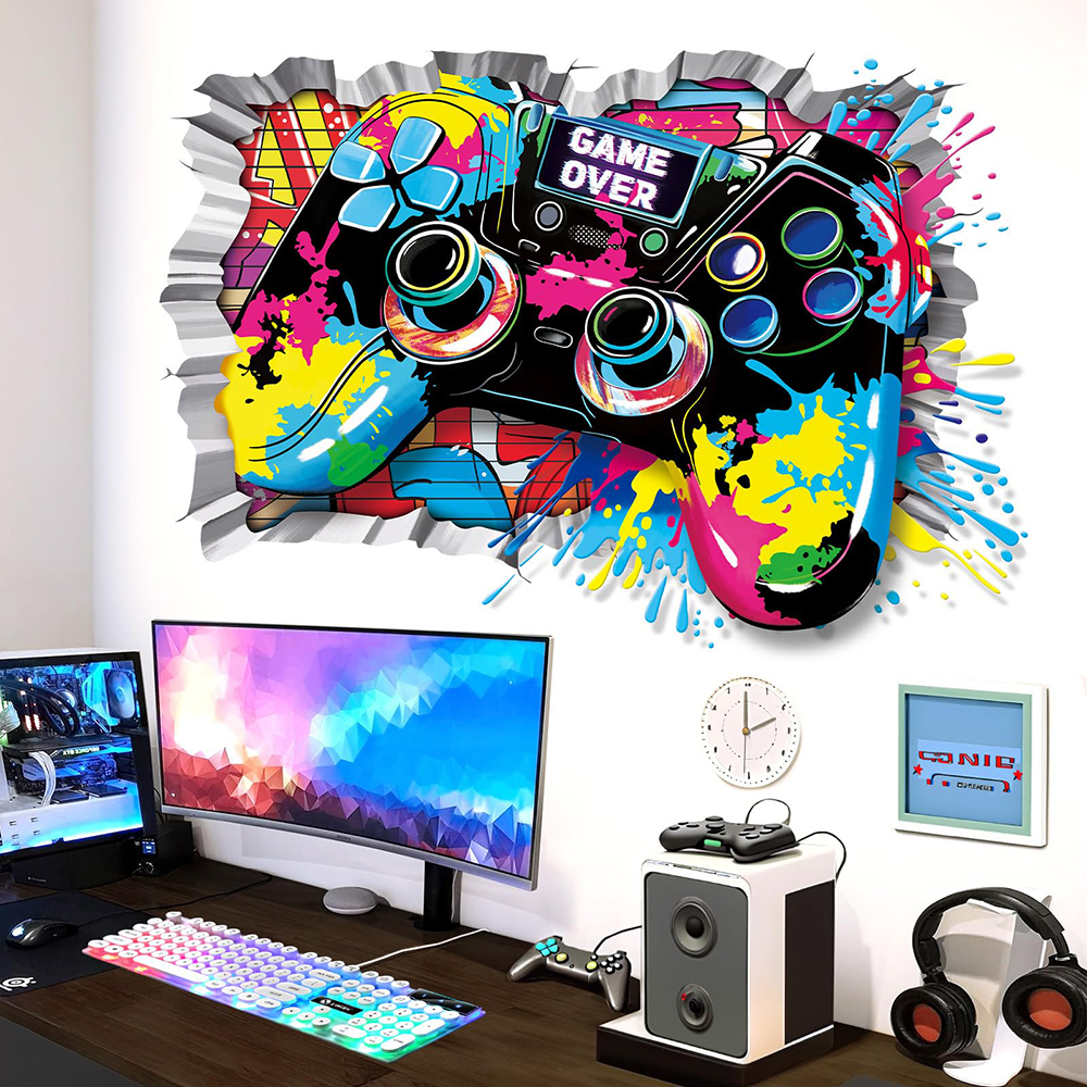 3D Game Joystick Controller Wa - Gaming Accessories Wallpaper recension och pris