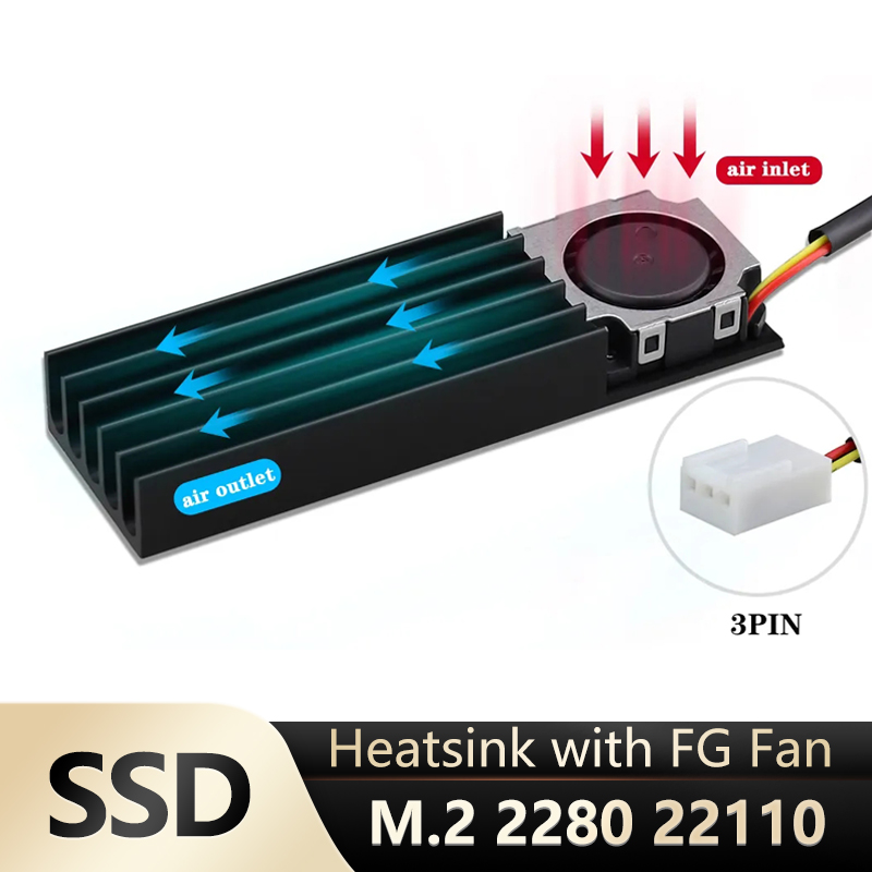 Gdstime M.2 2280 22110 Solid S - M2 Heatsink Cooler recension och pris