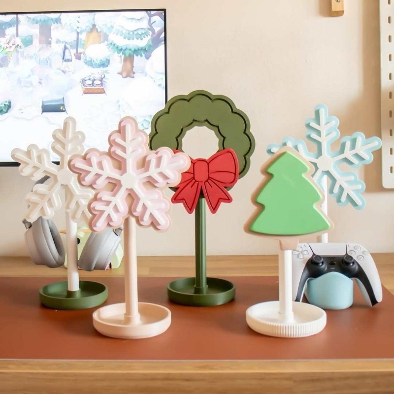 Snowflake Headphone Stand 3D P - Gaming Accessories To 3D Print recension och pris