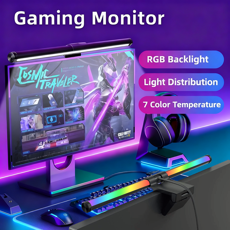 RGB LED Monitor Light Bar Step - Gaming Accessories Led recension och pris