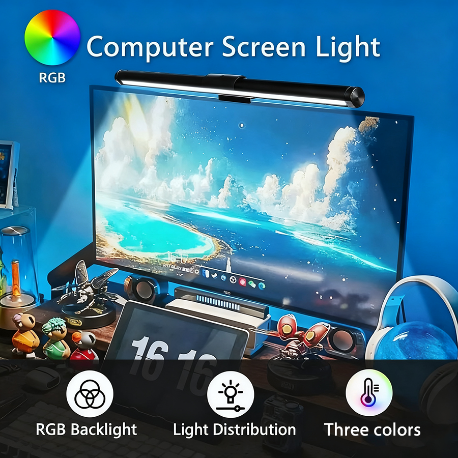 RGB LED Monitor Light Bar Step - Gaming Accessories Led recension och pris