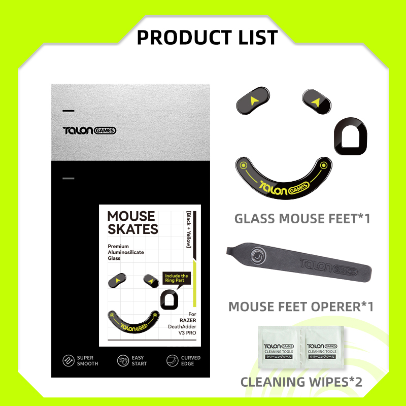 TALONGAMES Glass Mouse Feet Sk - Gaming Accessories Razer recension och pris