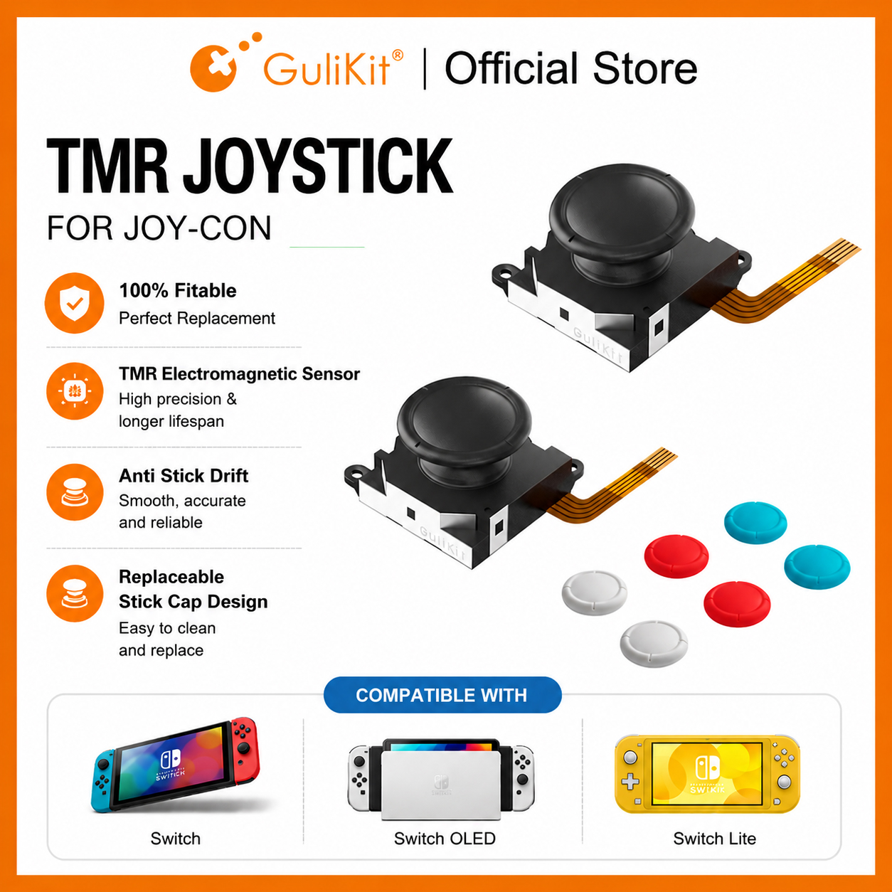 GuliKit TMR Sensing Joystick f - Japanese Gaming Accessories recension och pris