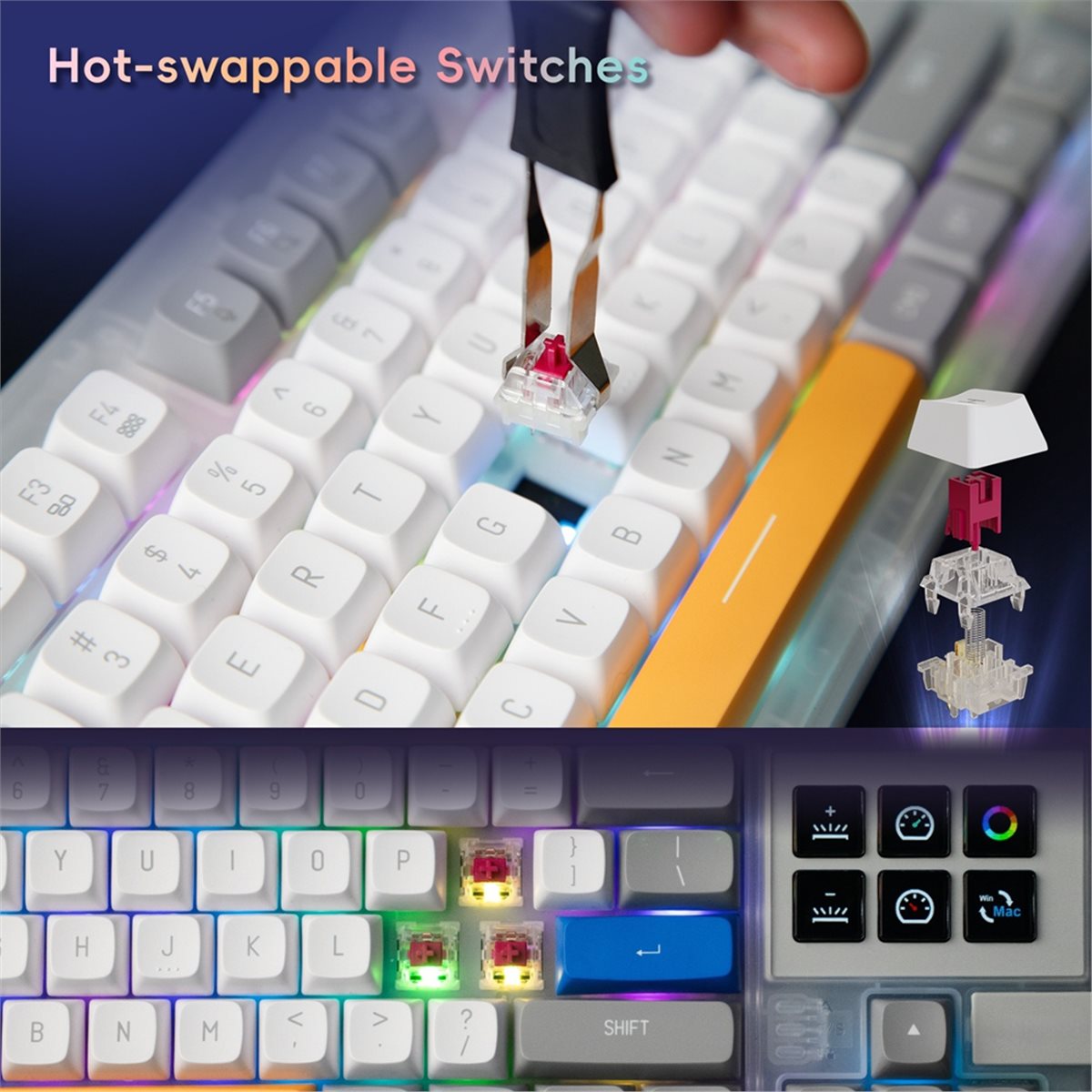 【TODAY-BUY】~@ K1 Pro 6 LCD Vis - Gaming Accessories To Buy recension och pris