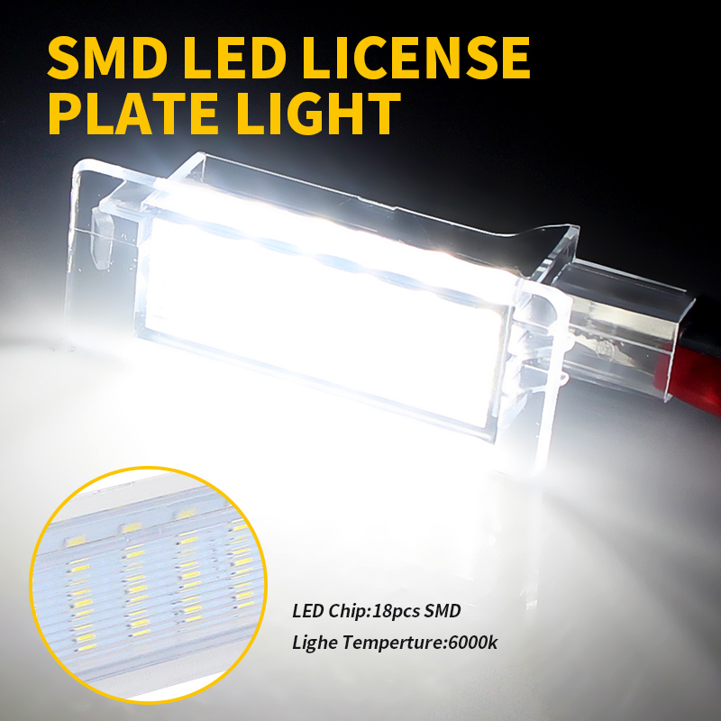 2PCS LED License Number Plate  - Gaming Equipment Accessories recension och pris