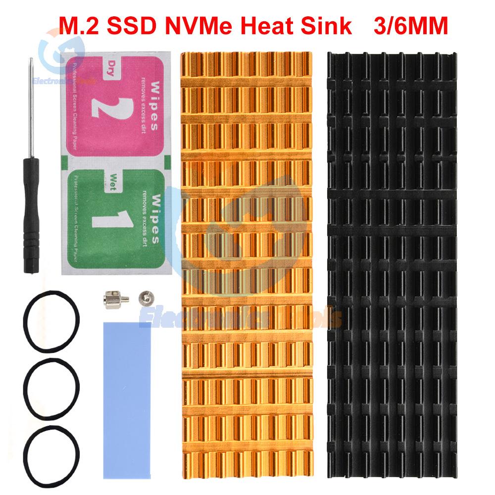 M.2 SSD NVMe Heat Sink M2 2280 - M2 Heatsink Cooler recension och pris