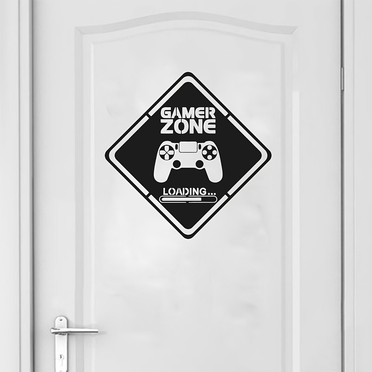 1pc Gamer Zone Door Decal Wall - Gaming Accessories Wallpaper recension och pris