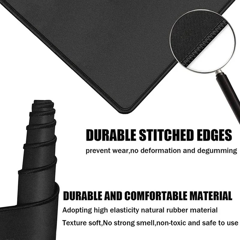 White Large Mouse Pad Carpet S - Gaming Accessories For Your Desk recension och pris