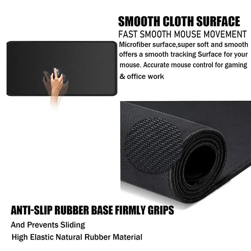 White Large Mouse Pad Carpet S - Gaming Accessories For Your Desk recension och pris