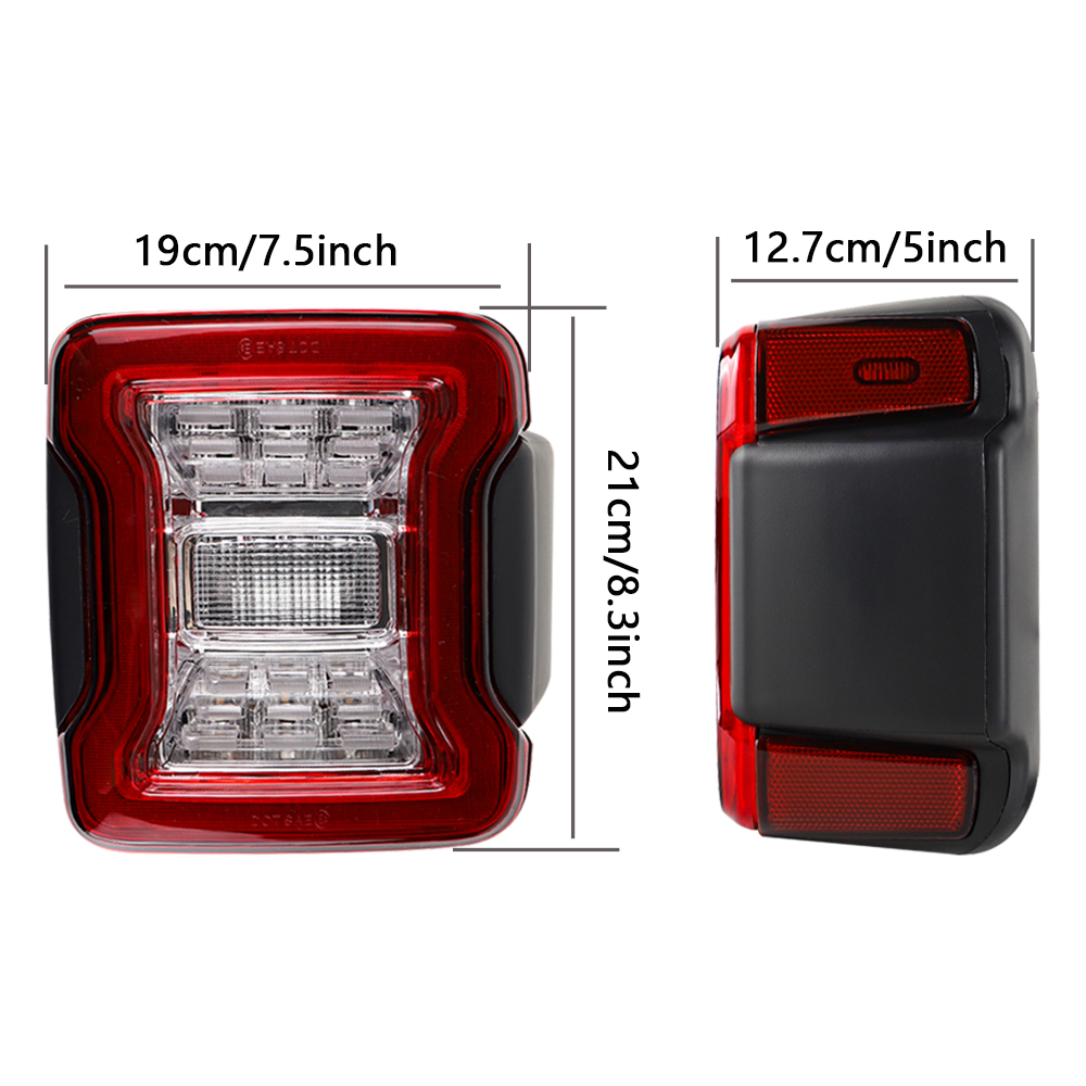 LED Tail Lights for Jeep Wrang - Gaming Equipment Accessories recension och pris
