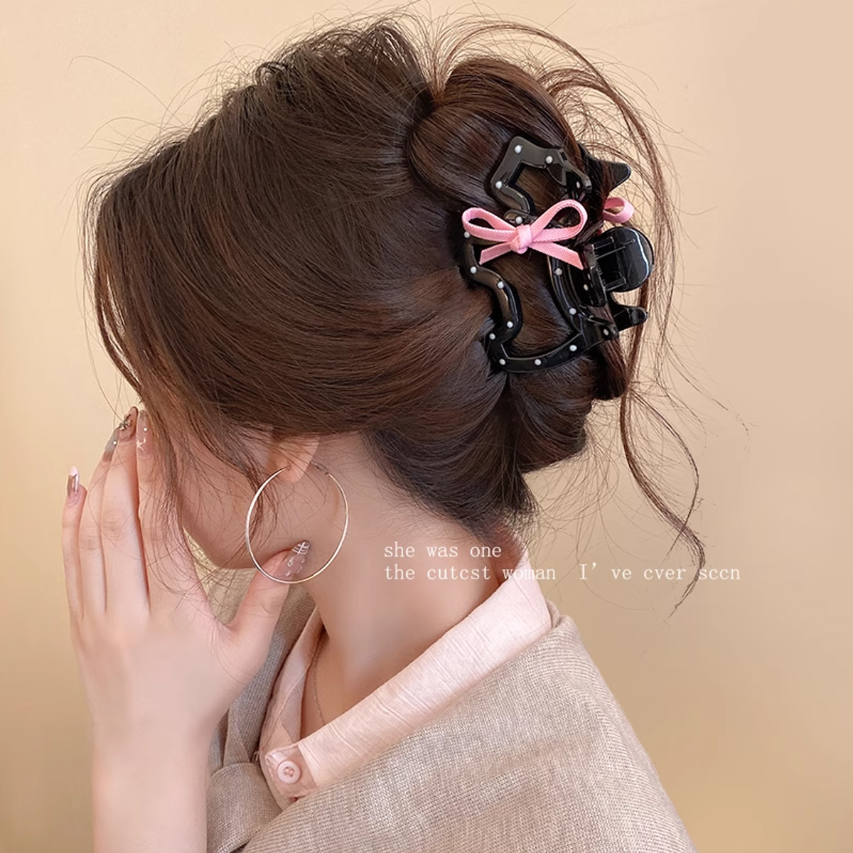 1pc bowknot polka dot dog claw - Gaming Equipment Accessories recension och pris