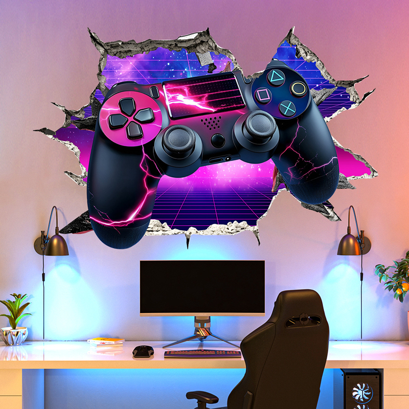 Larger Gaming Poster Broken Wa - Gaming Accessories Wallpaper recension och pris