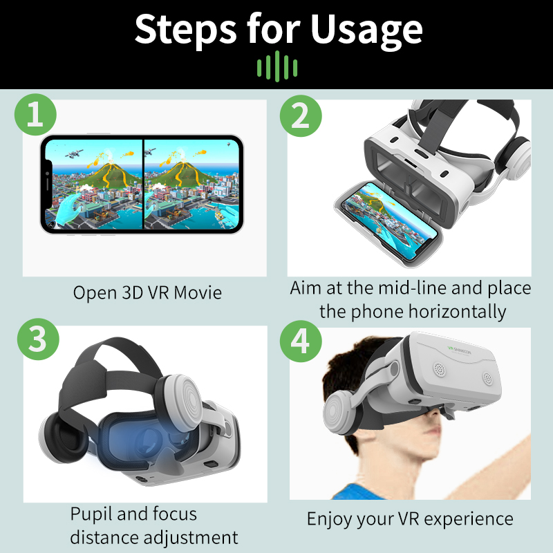 Virtual Reality VR Glasses 3D  - Gaming Accessories For 8 Year Old recension och pris