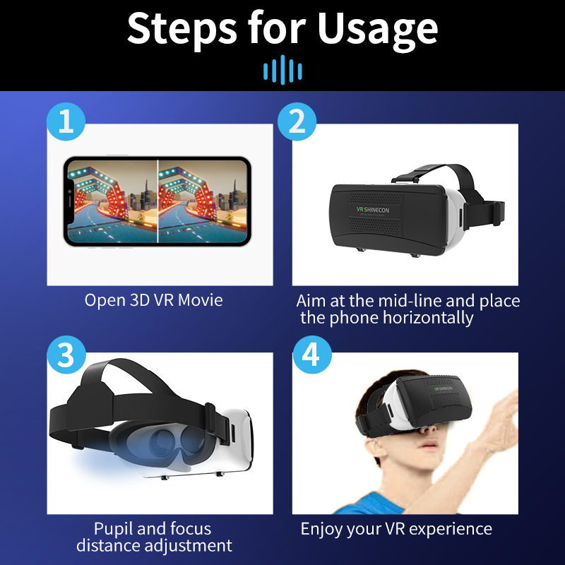 3D Virtual Reality VR Glasses  - Gaming Accessories For 8 Year Old recension och pris